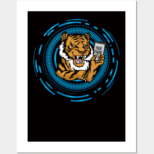 The Tiger APT - Cyber War Series Wall Art by MySecurityMarketplace